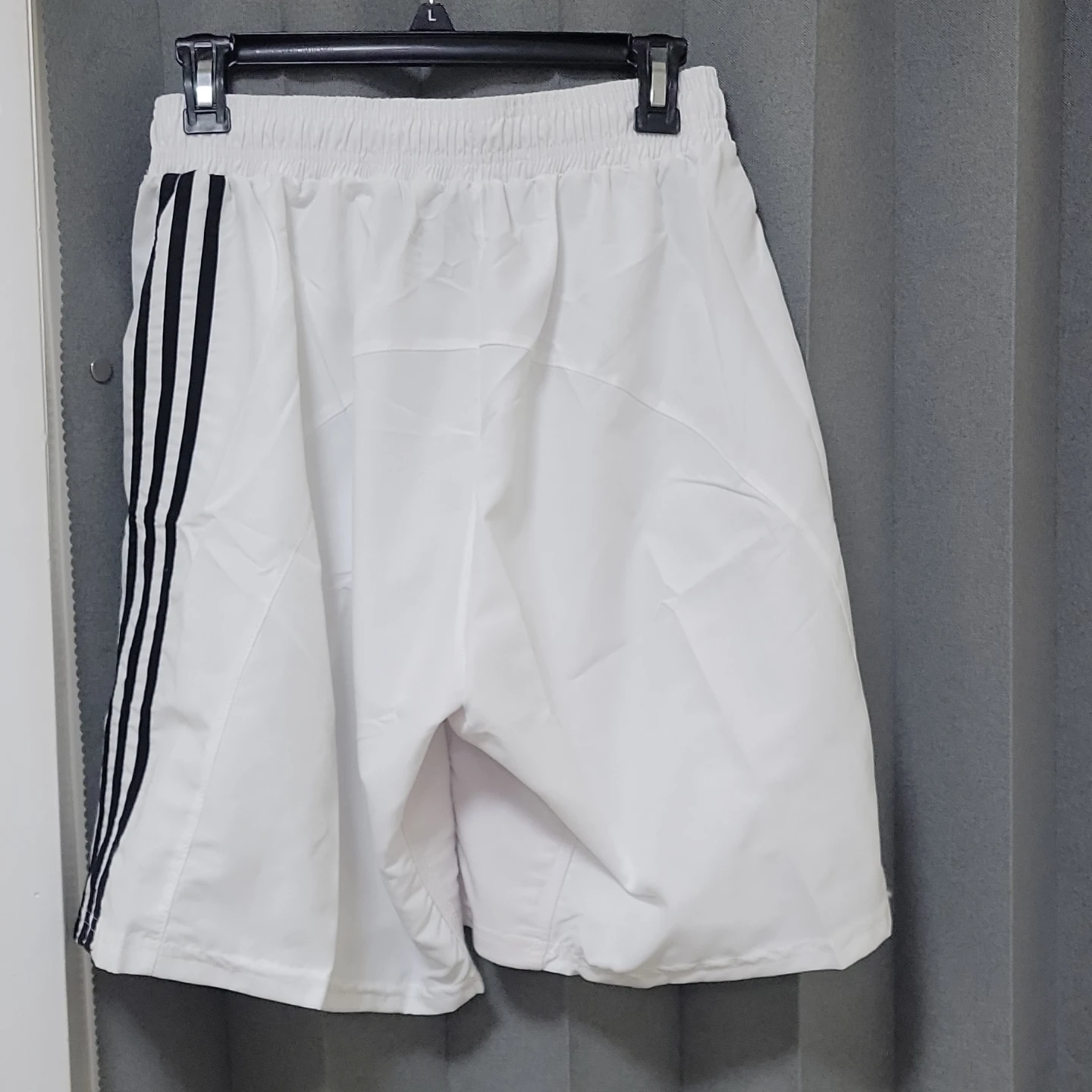 Adidas White Polyester Shorts - photo 4