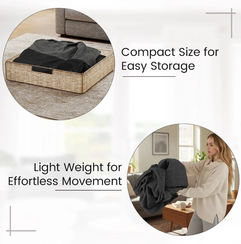 Portable L-Shaped Inflatable Lazy Sofa with Detachable Cover - photo 5