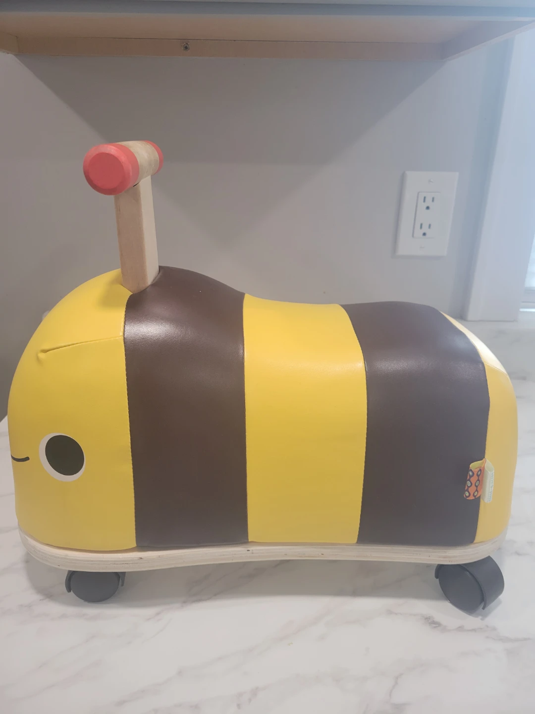 Bee ride on  boom . Toy  wooden - photo 2