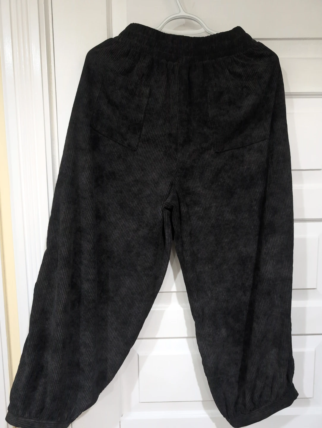 Black Corduroy Baggy Pants - photo 2