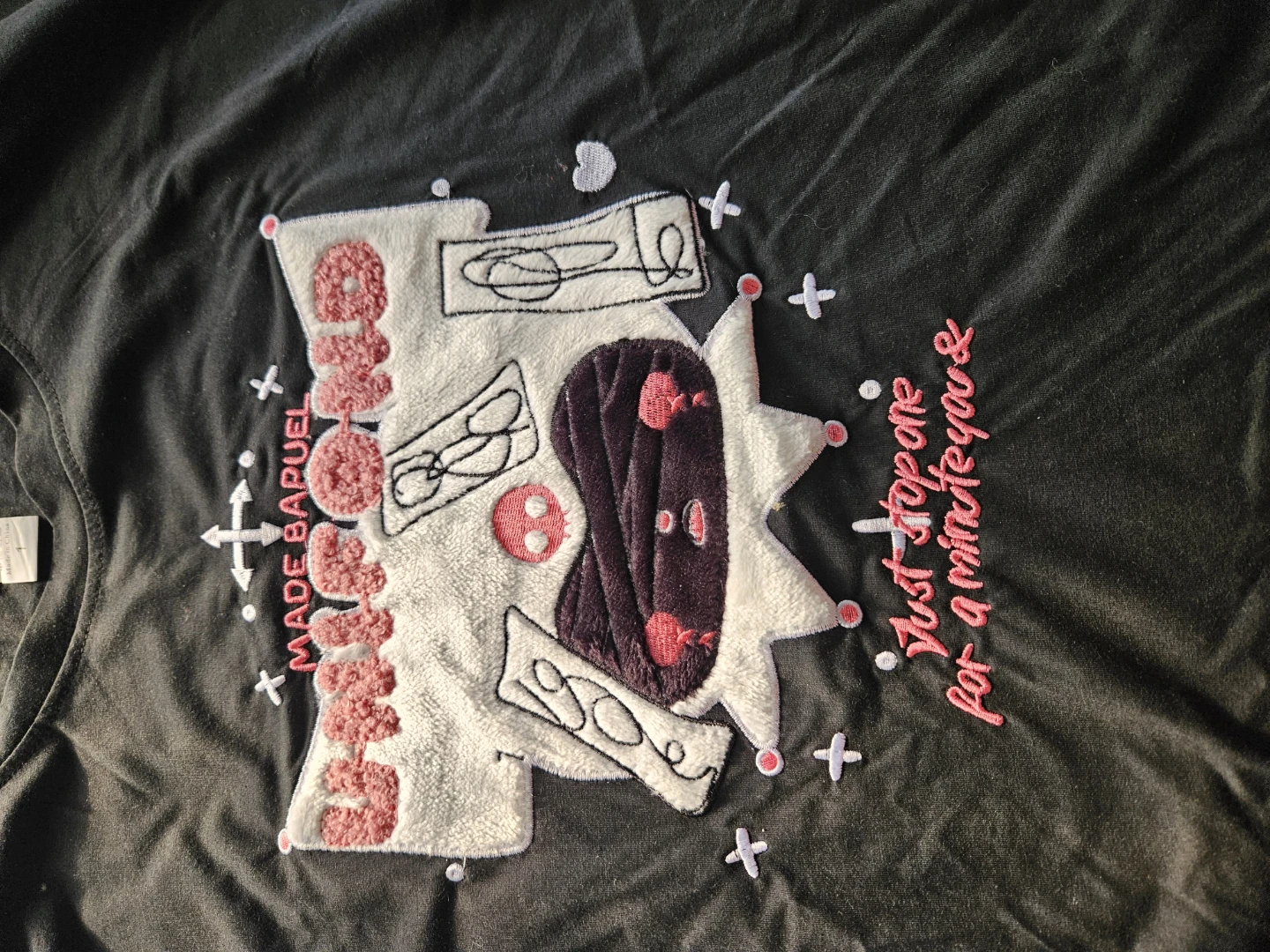 ZUMAH Black Graphic T-Shirt