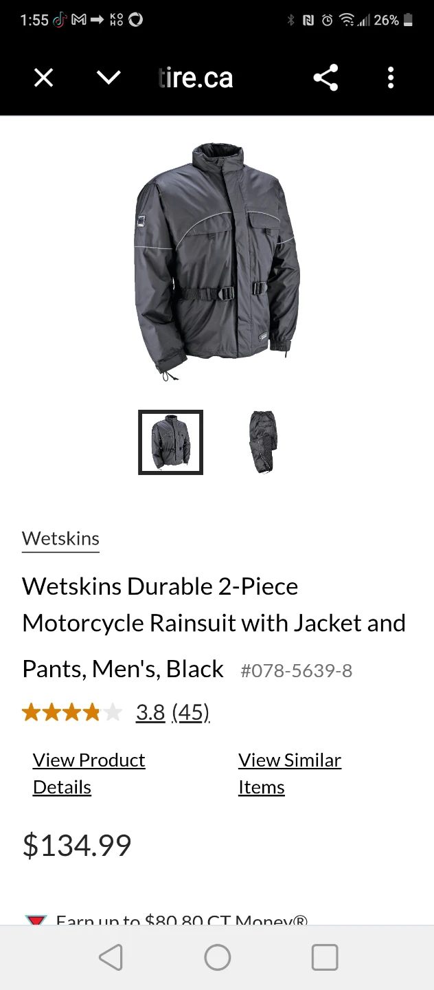 Wetskins Motorcycle Rainsuit Jacket - photo 3