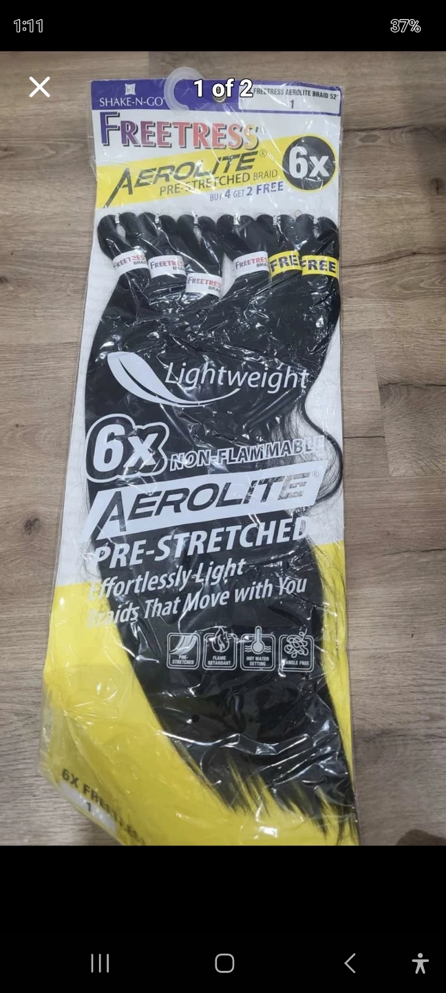 Freetress Aerolite Pre-Stretched Braid 6X