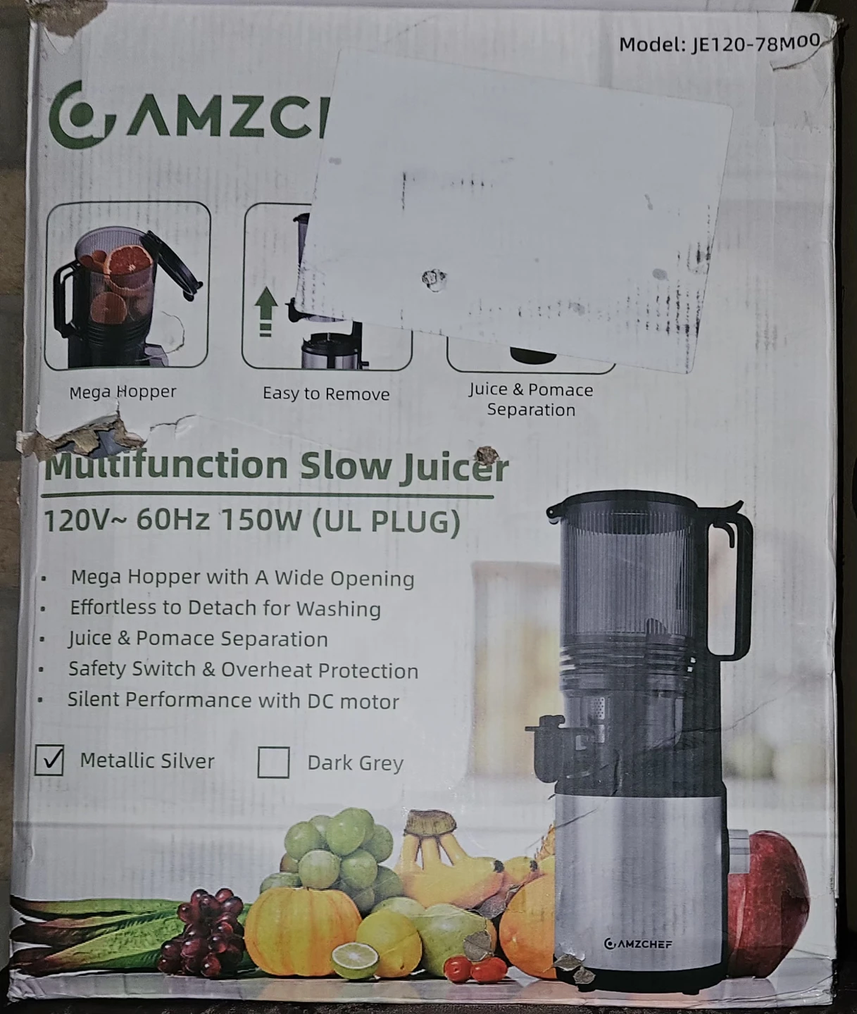AMZchef Multifunction Slow Juicer
