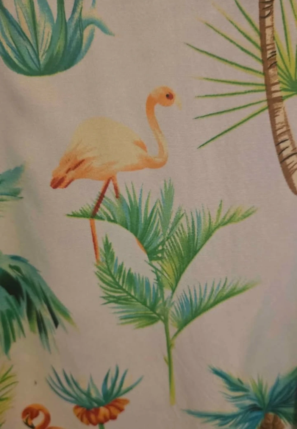 Mens Hawaiian /  Flamingo Button Down Shirt - photo 3