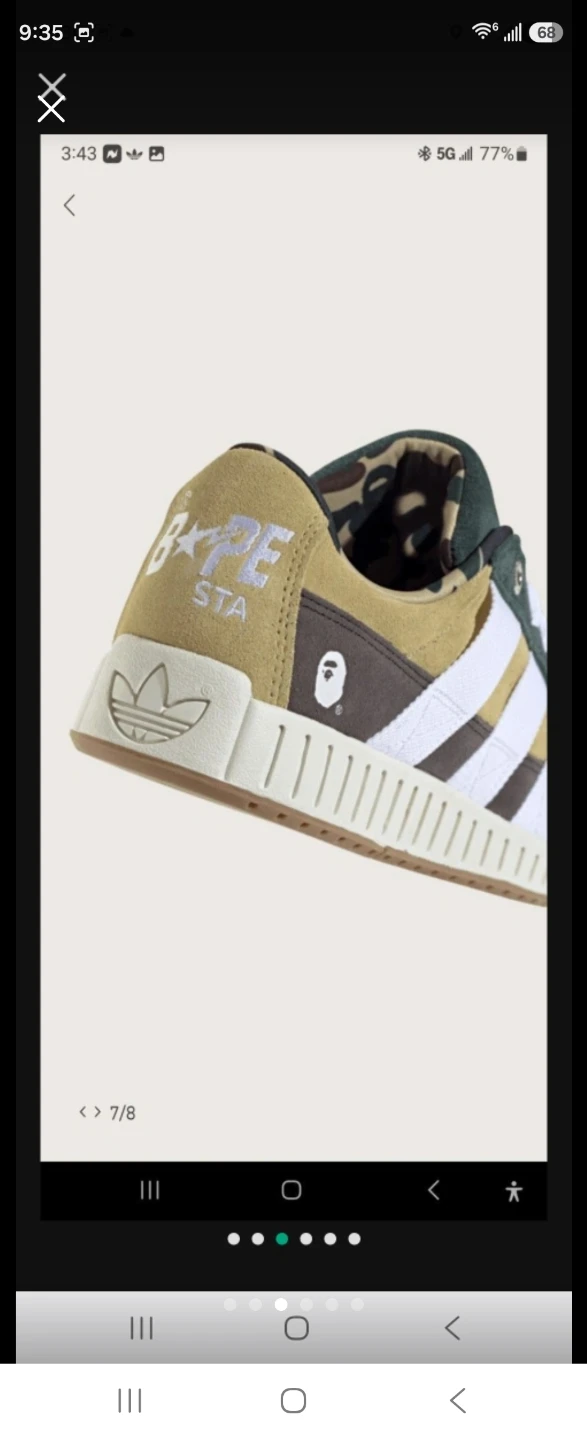 Adidas N-Bape Bape Sta Sneakers - photo 5