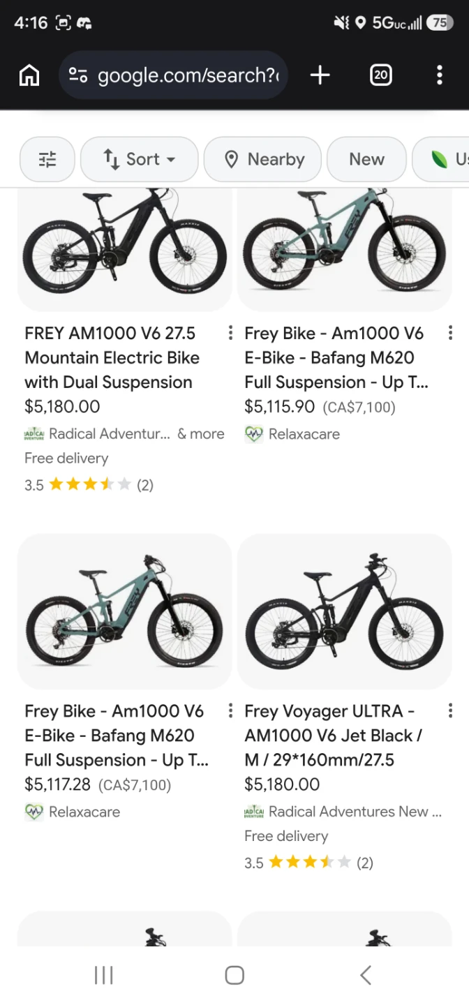 Frey Am1000 Full Suspension Electric Mountain Bike - photo 4