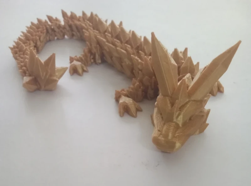 Articulated Crystal Dragon Figurine - photo 2