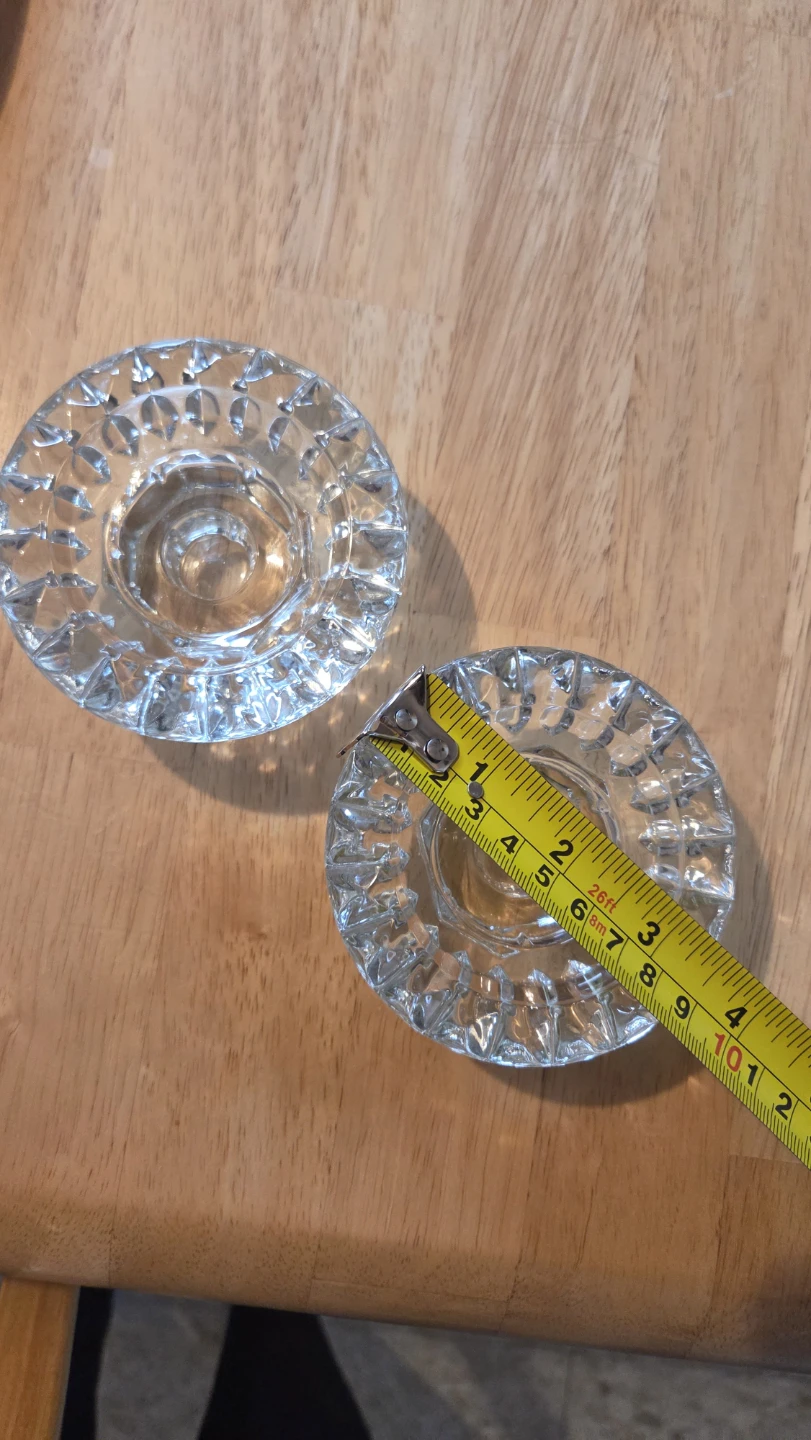 Vintage Glass Votive Candle Holders Set - photo 5