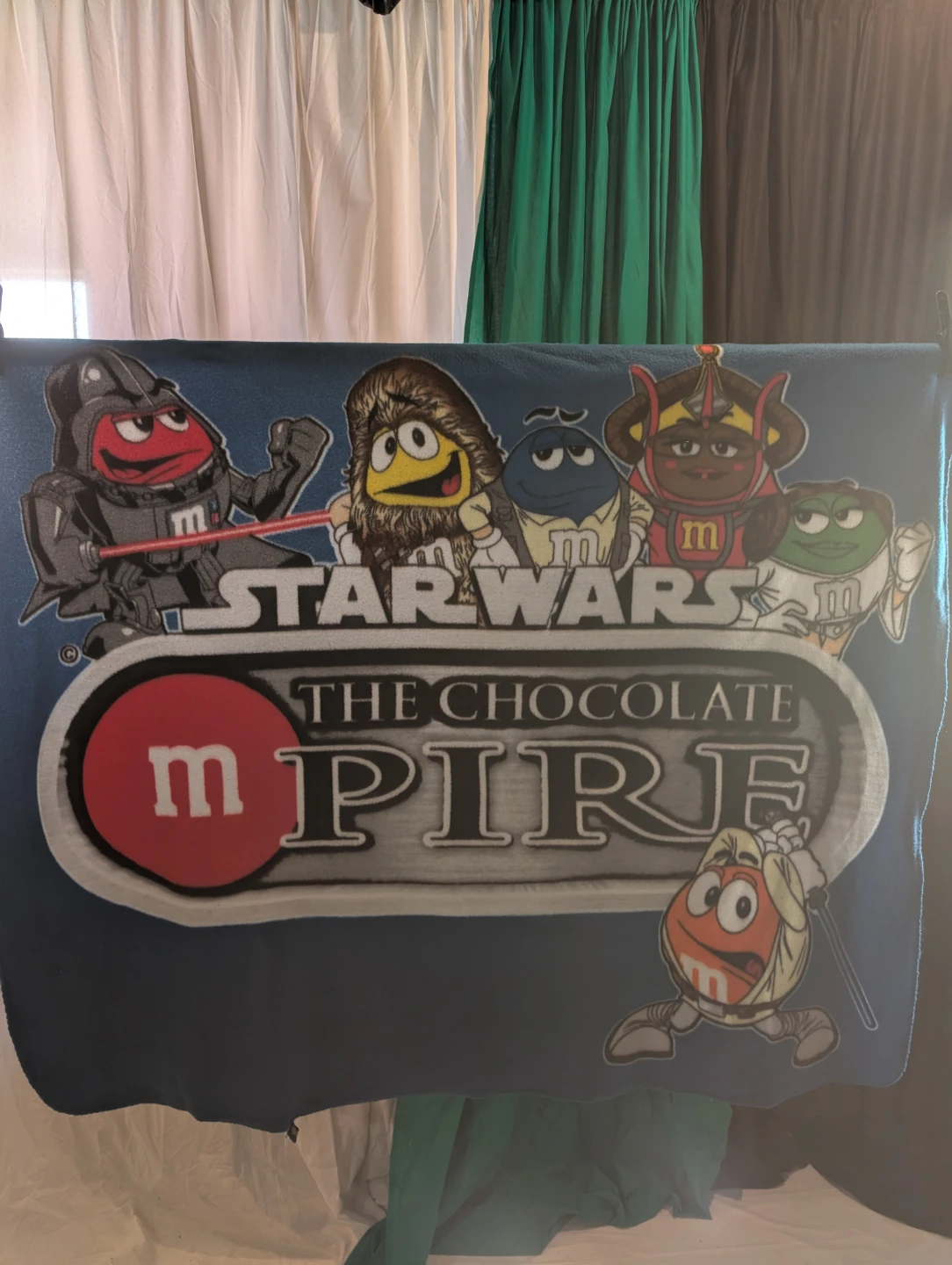 M&M Star Wars The Chocolate Empire Throw