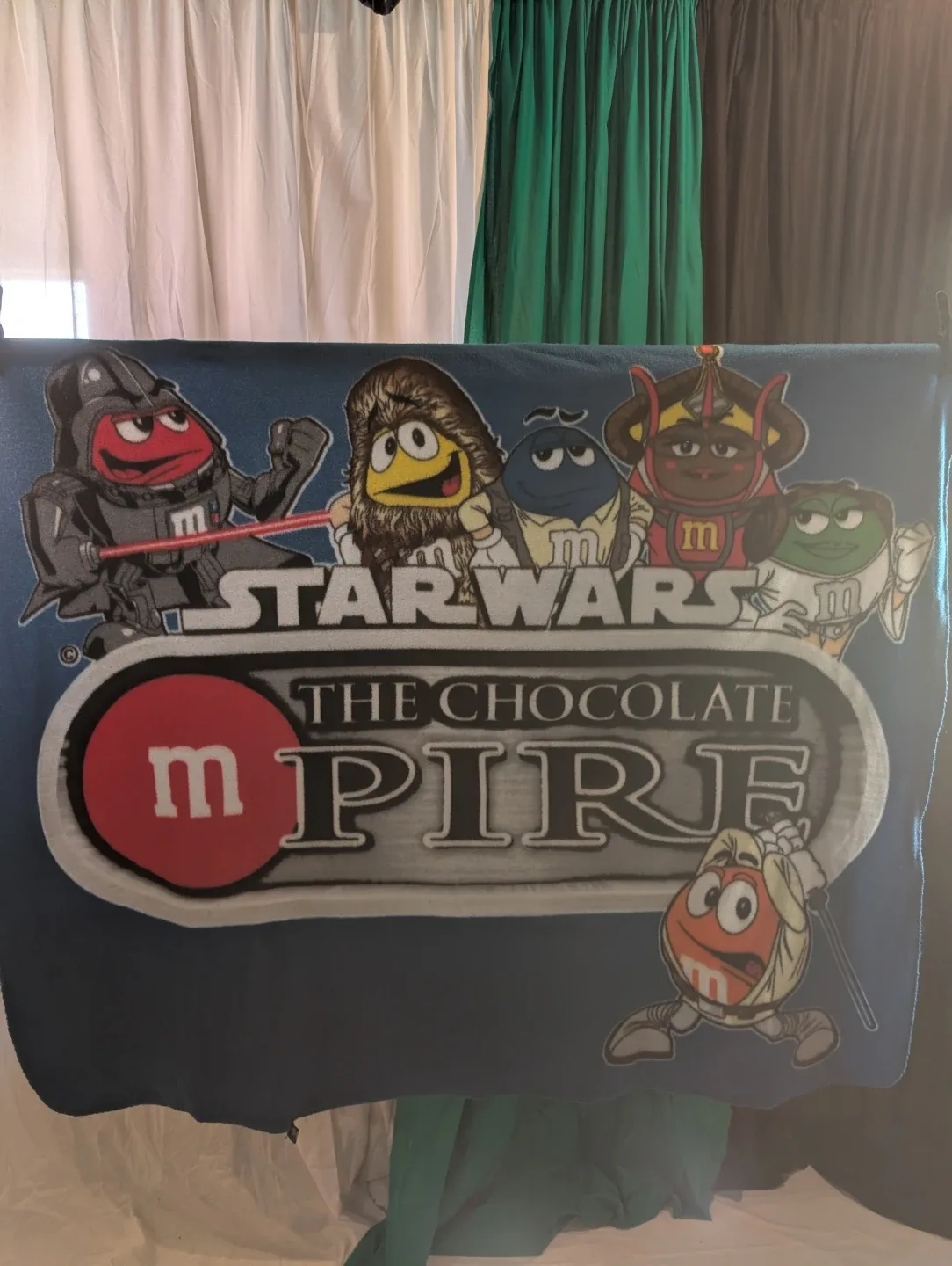 M&M Star Wars The Chocolate Empire Throw