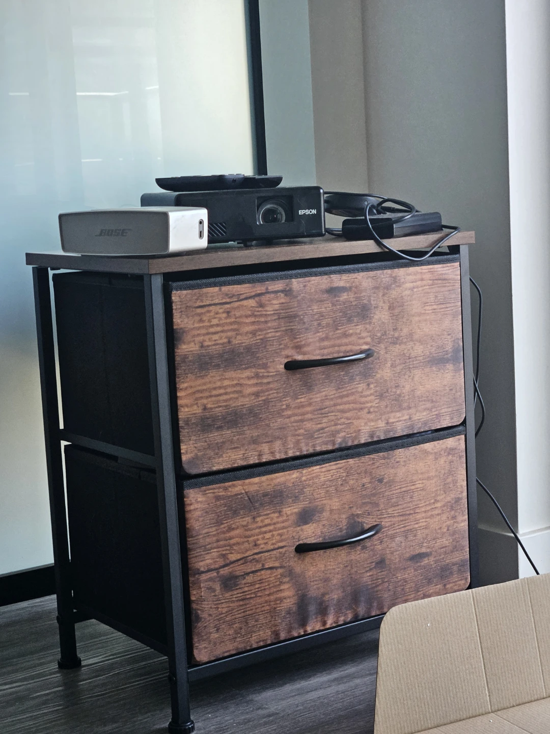 like new 2-drawer nightstand - only 2mo used