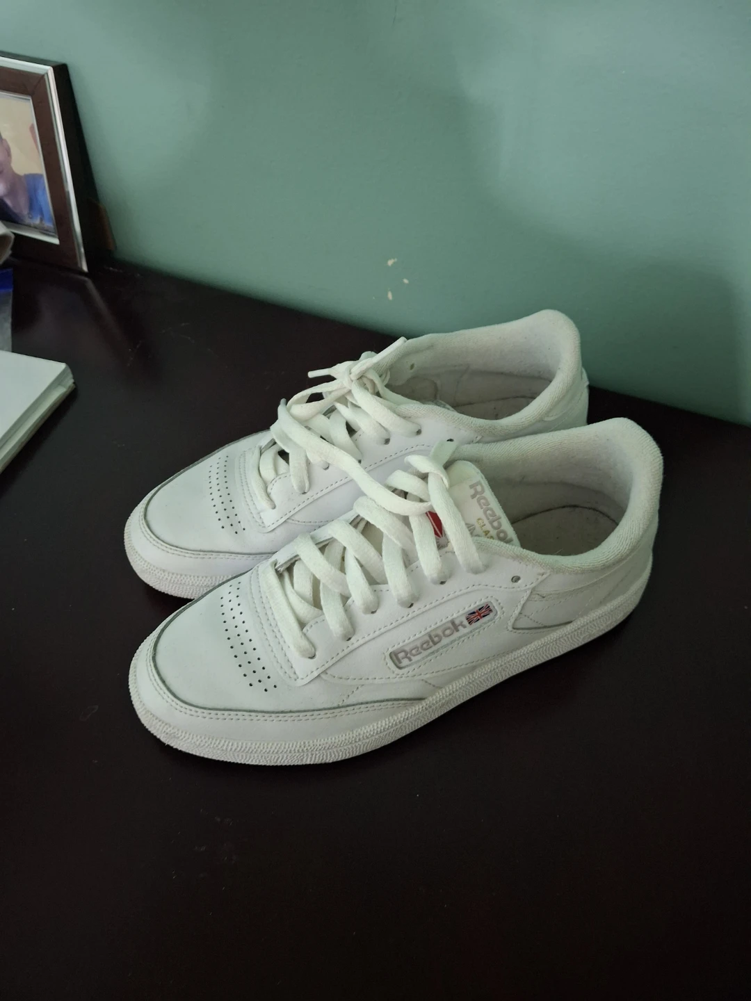 White Reebok Club C 85 Sneakers
