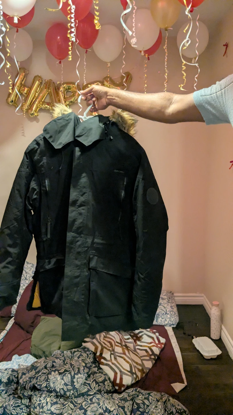 Quechua Winter Jacket – unisex – Black - Moving out sale - photo 4