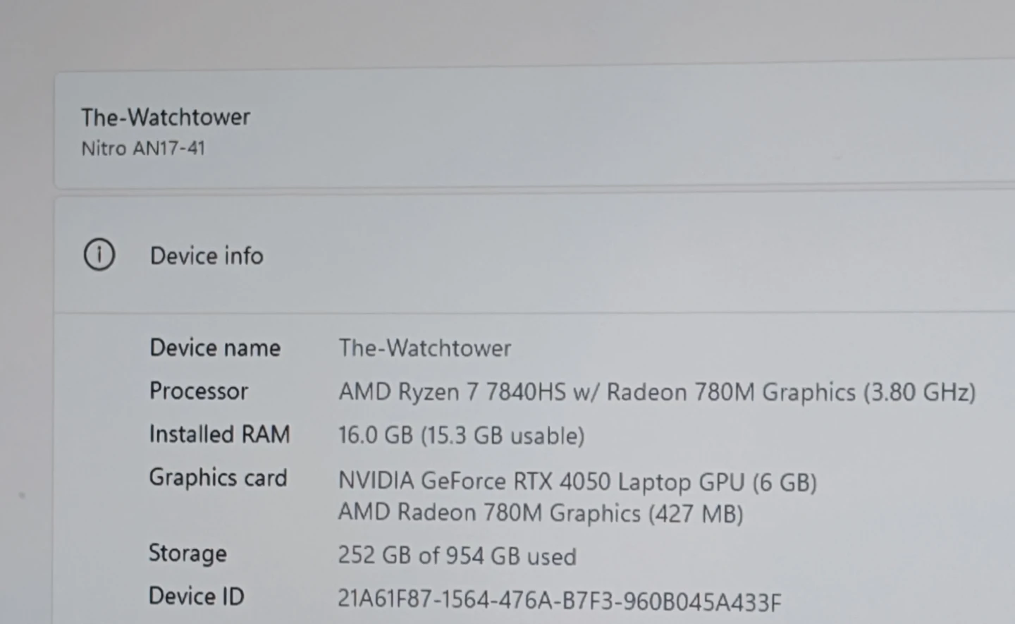 Acer Nitro 17 Gaming Laptop Black - photo 3