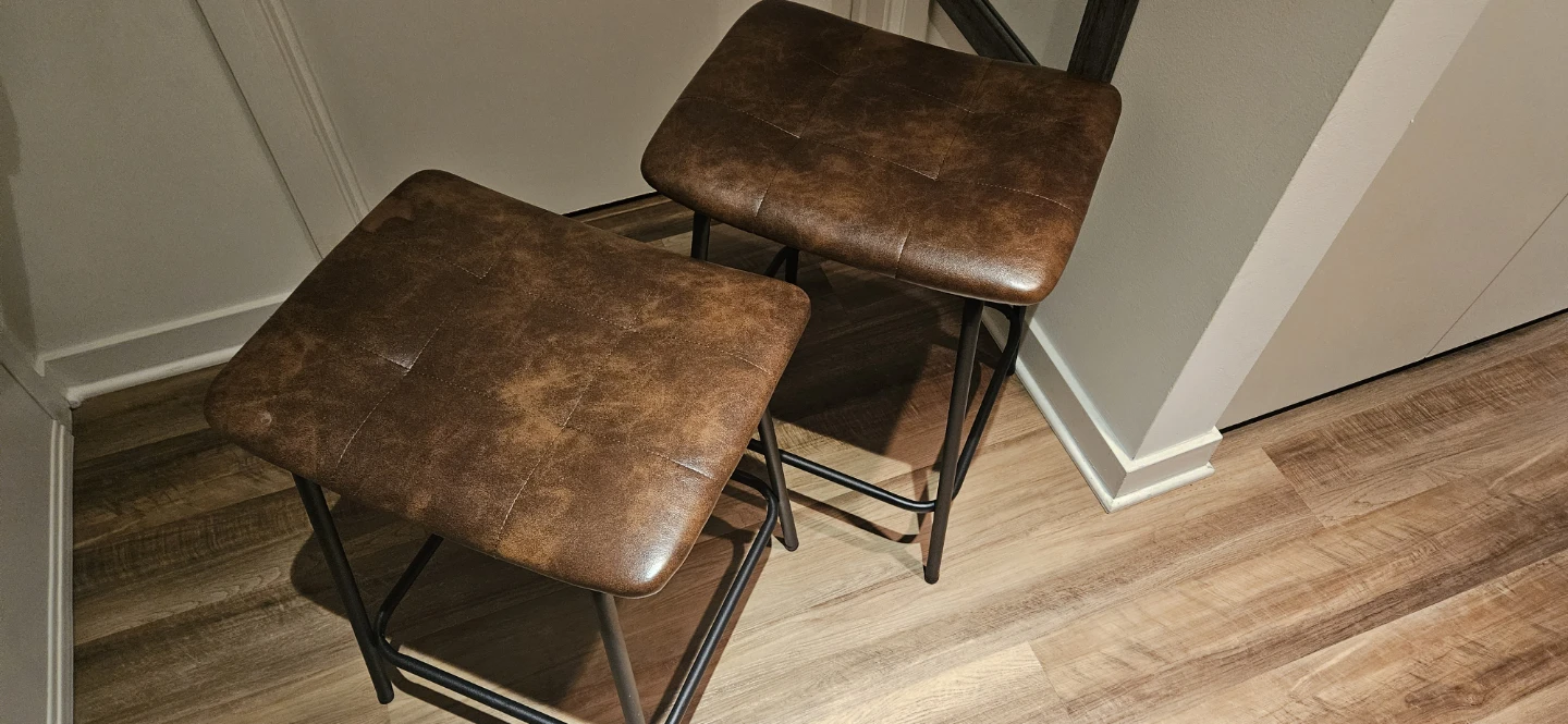 COUNTER BAR STOOLS SET OF 2 - photo 4