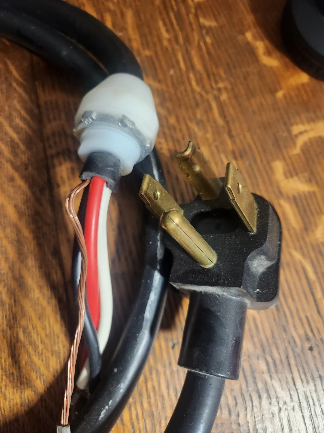 3-Prong Dryer Power Cord w/exposed Wires