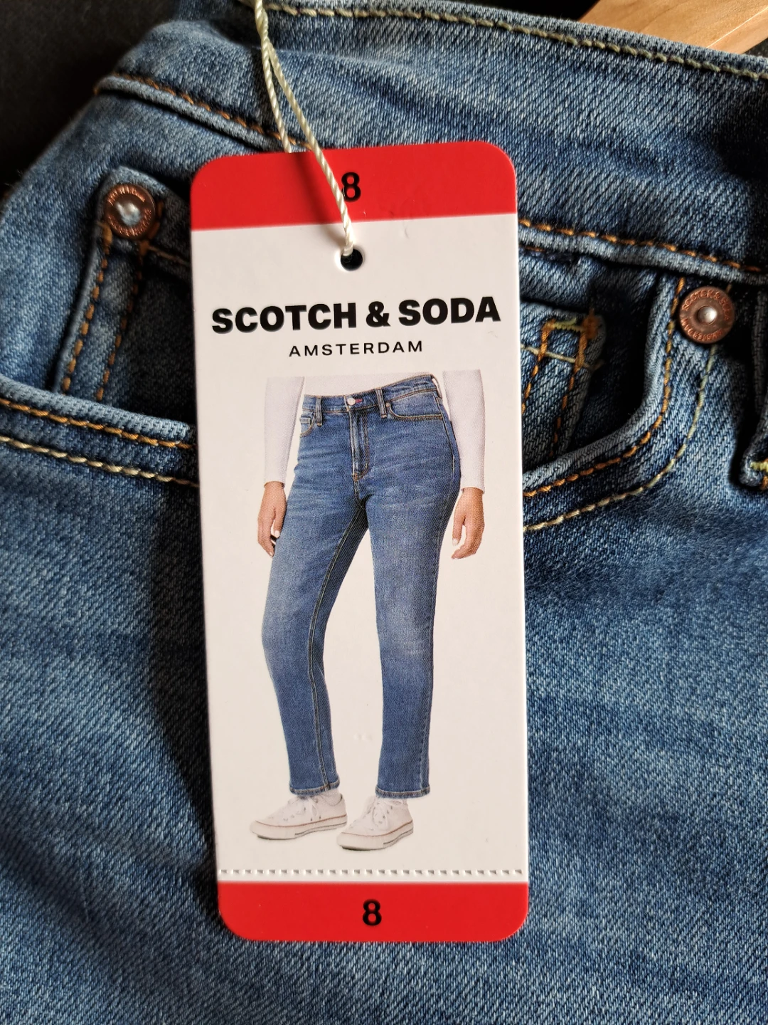 Scotch & Soda High Five Slim Jeans Size 8 - photo 3