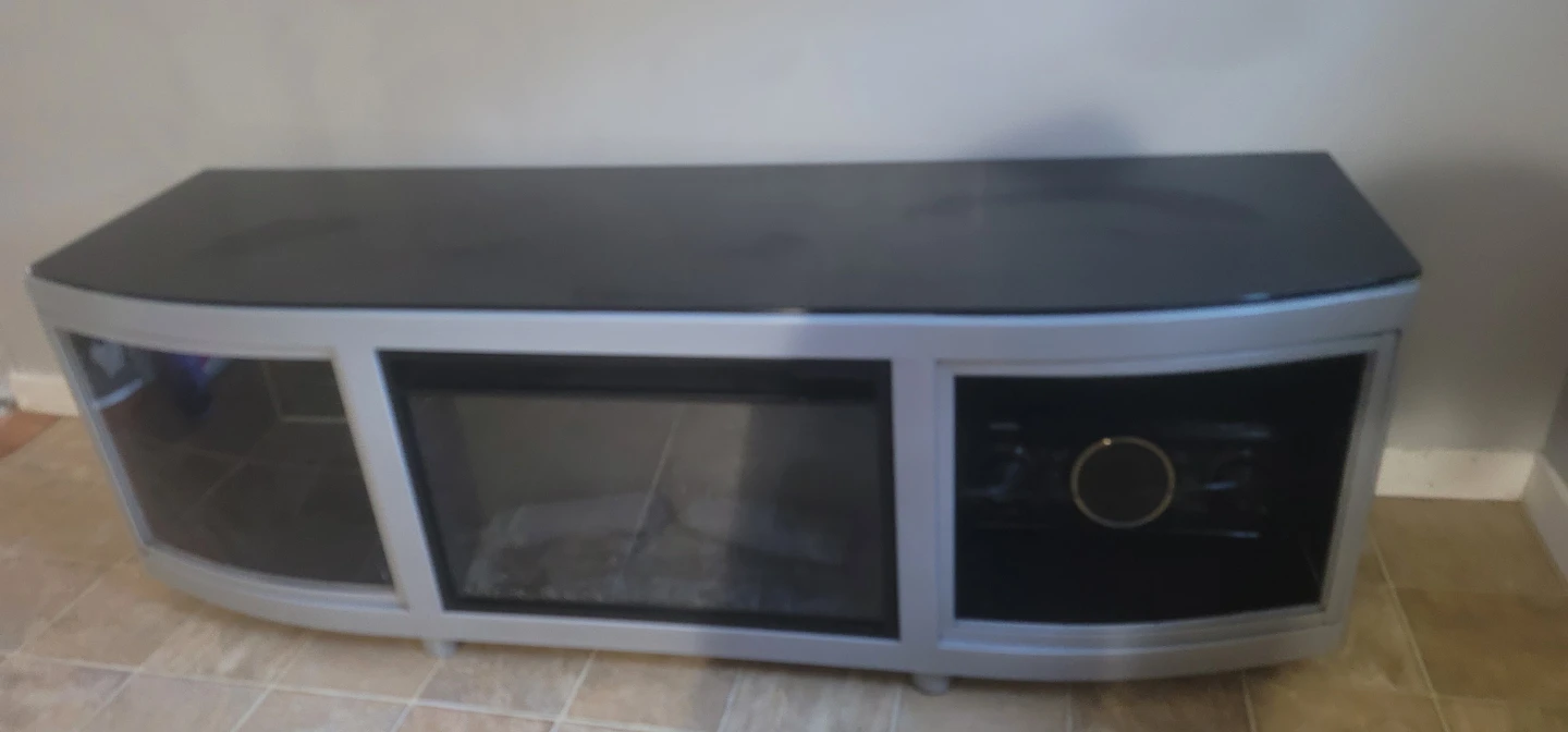 TV Stand with Electric Fireplace - photo 2