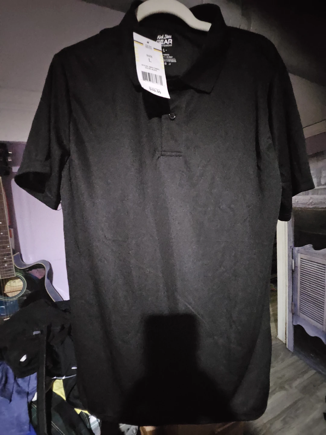 Kick Start Gear Men's Black Polo Shirt - Size L - photo 5