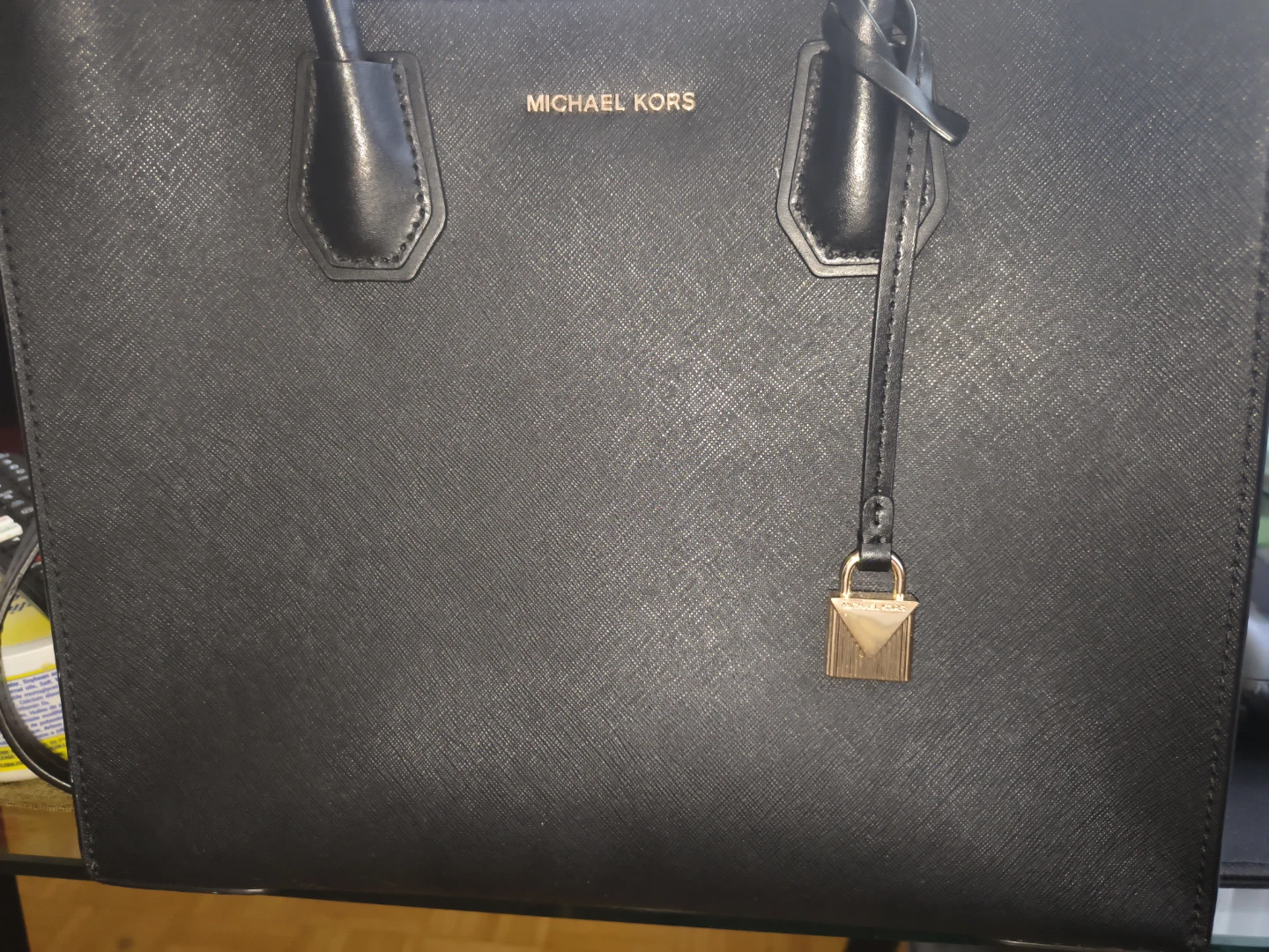 Michael Kors Black Leather Hand Bag - photo 3