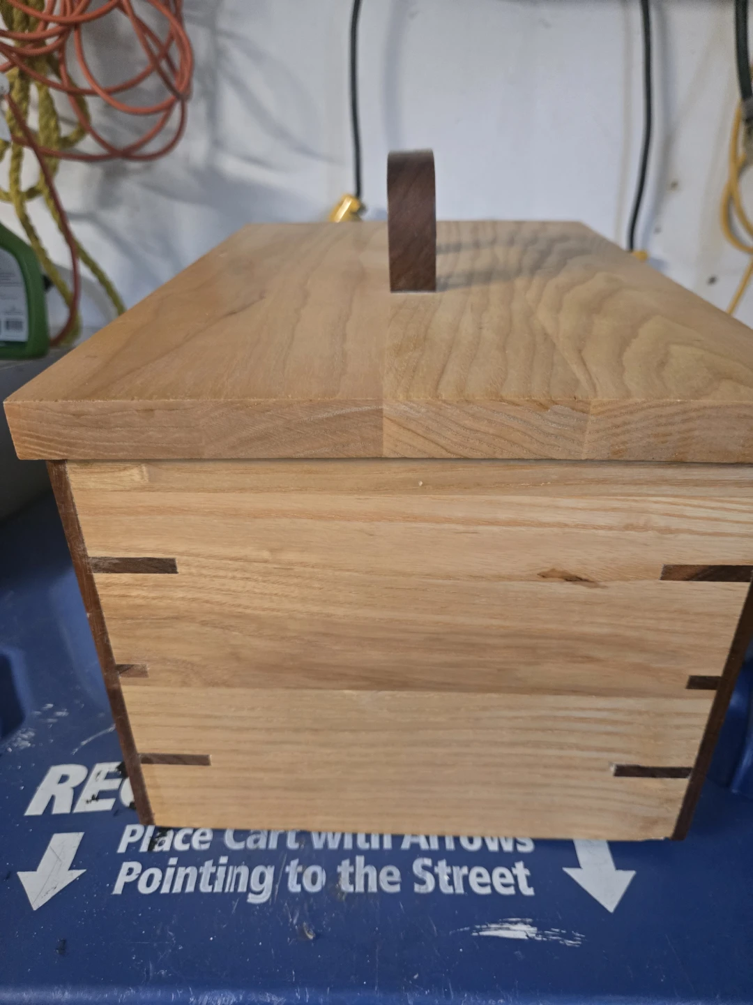 Wooden Storage Box with Lid - photo 2