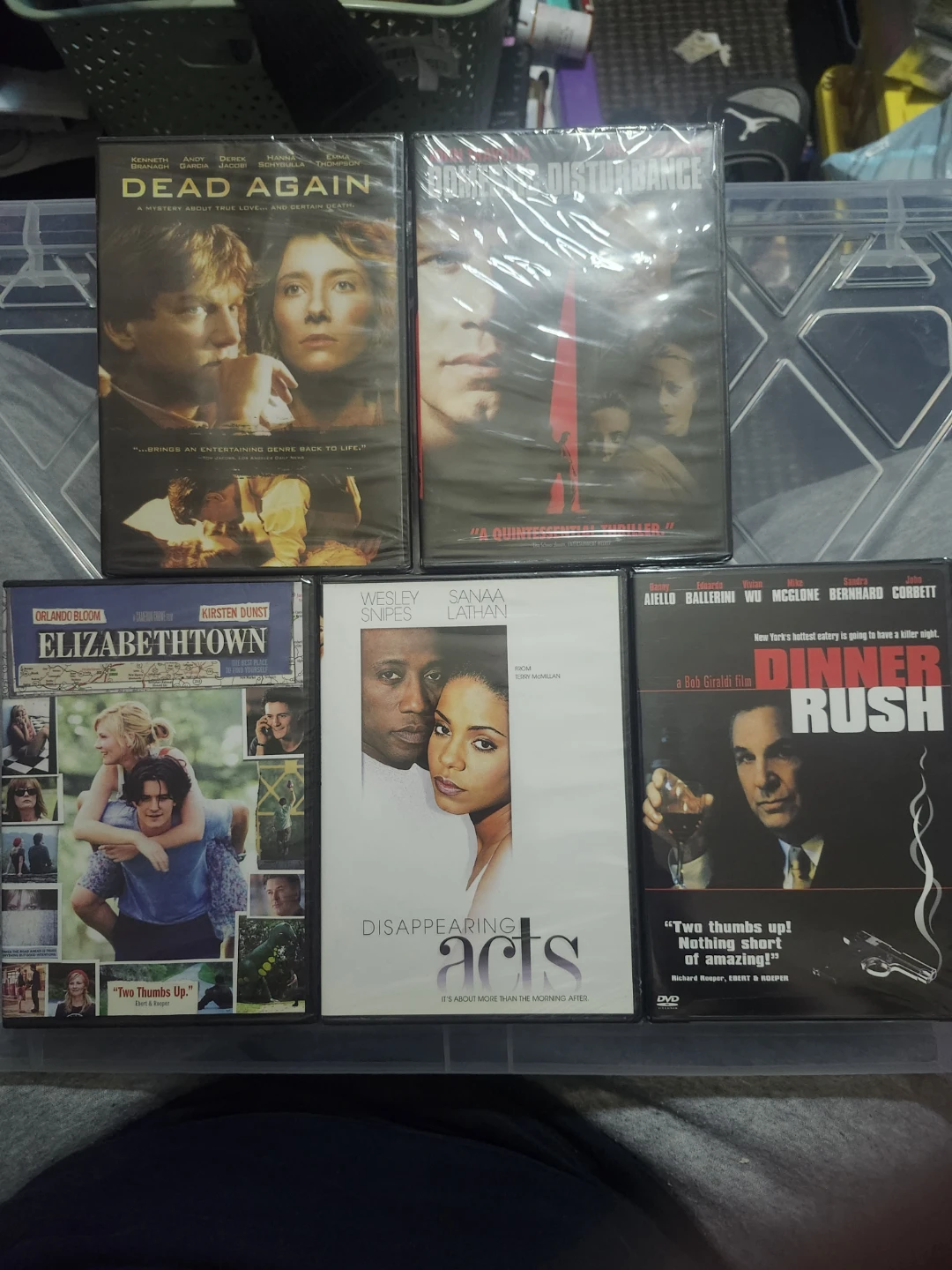 DVDs: Dead Again, Some Disturbance,