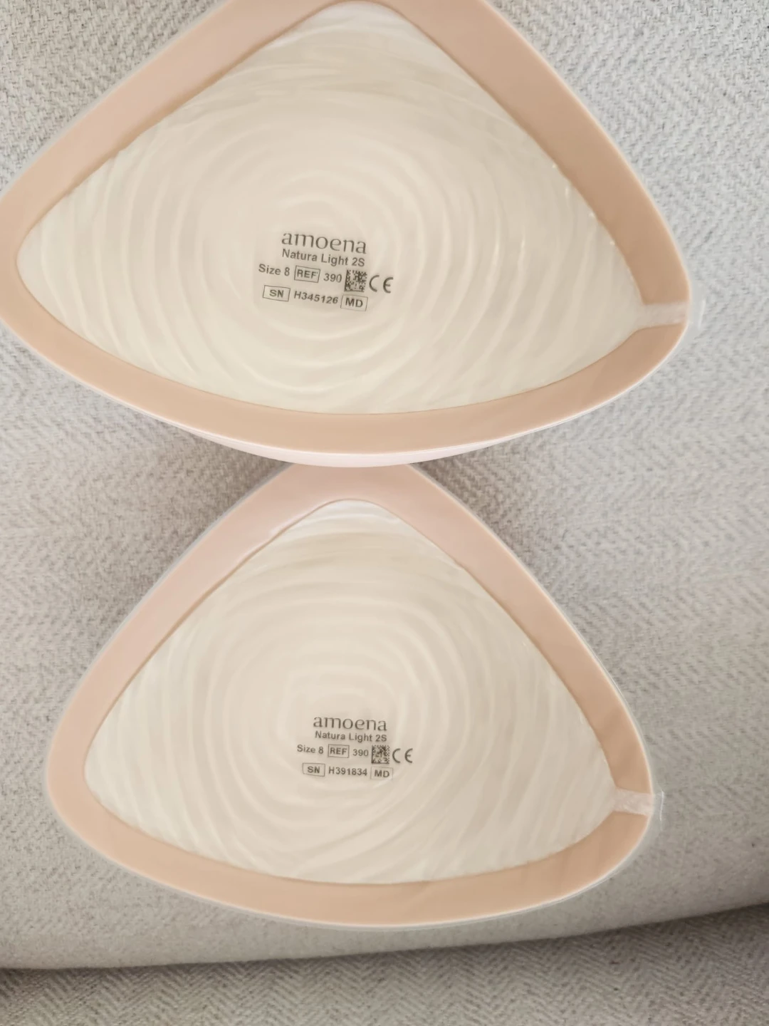 Amoena Natura Light 2S Breast Forms - Size 8