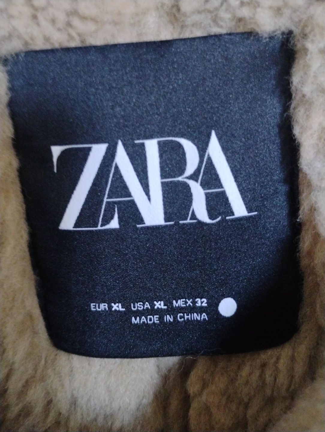 ZARA Aviator Jacket - Brown - photo 3