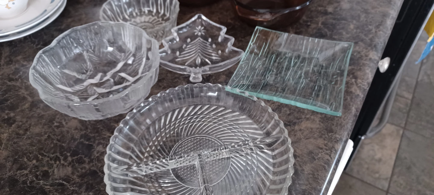 Assorted Glass Jars and Serving Dishes - photo 2