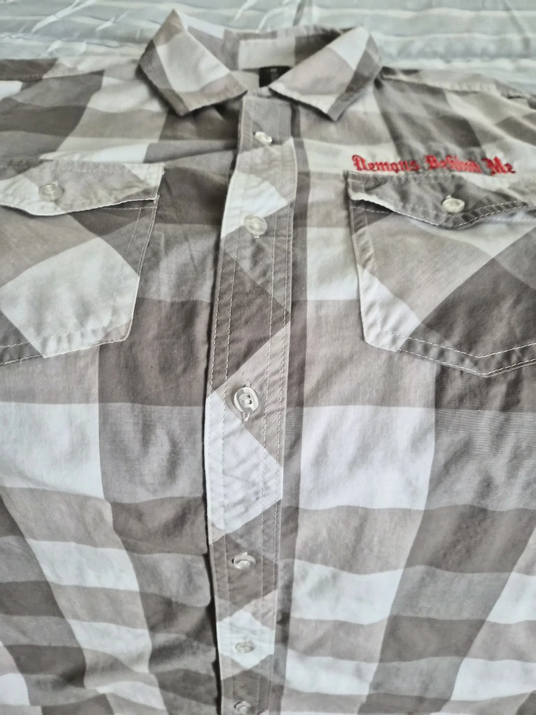 Demons Behind Me Men's Button Down - photo 2