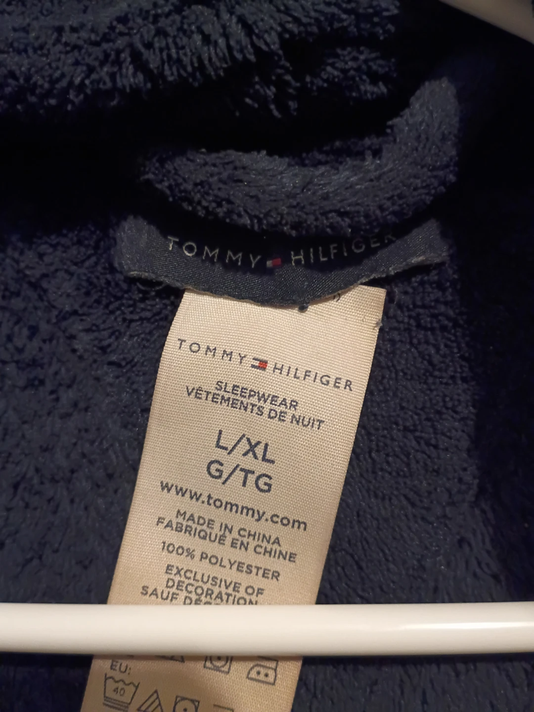 Tommy Hilfiger Fleece Bathrobe L/XL
