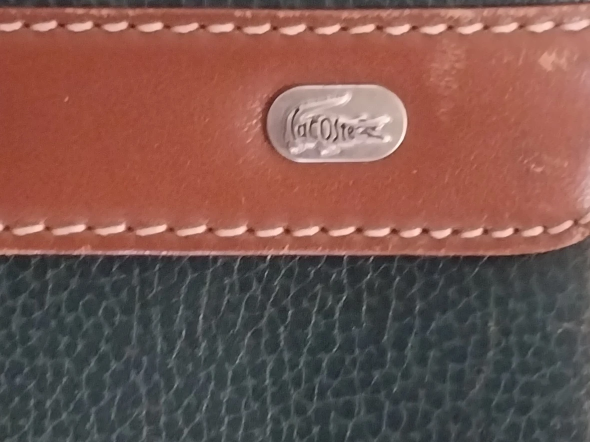 Lacoste Green Leather Briefcase - photo 2