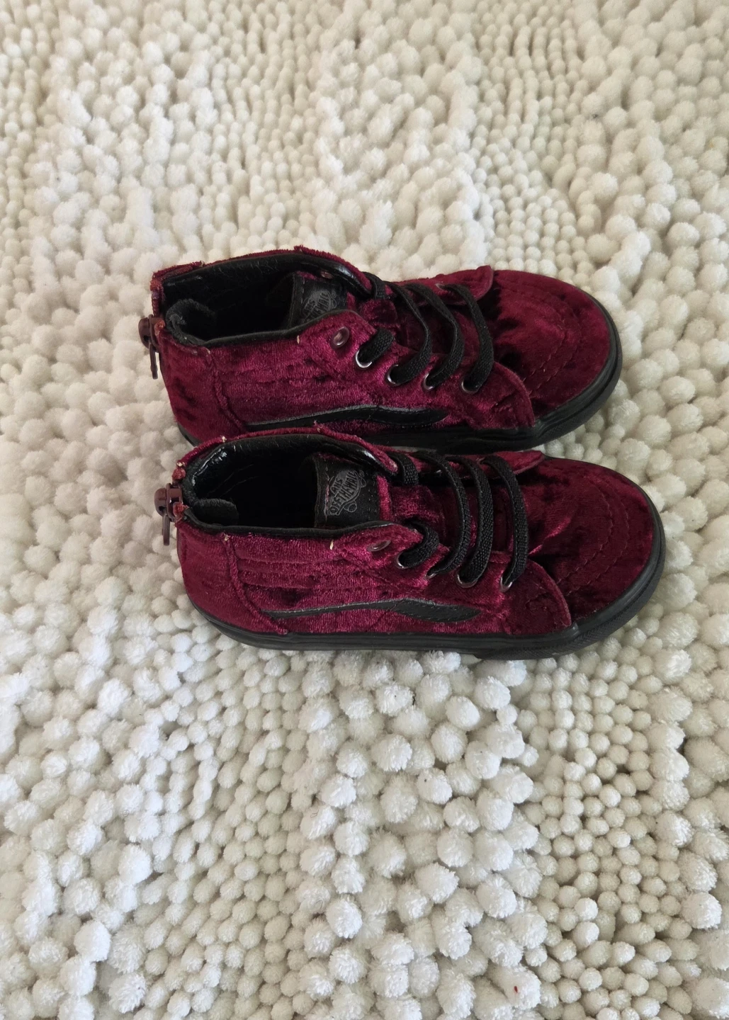 Vans Velvet Sneakers - Toddler Size 7