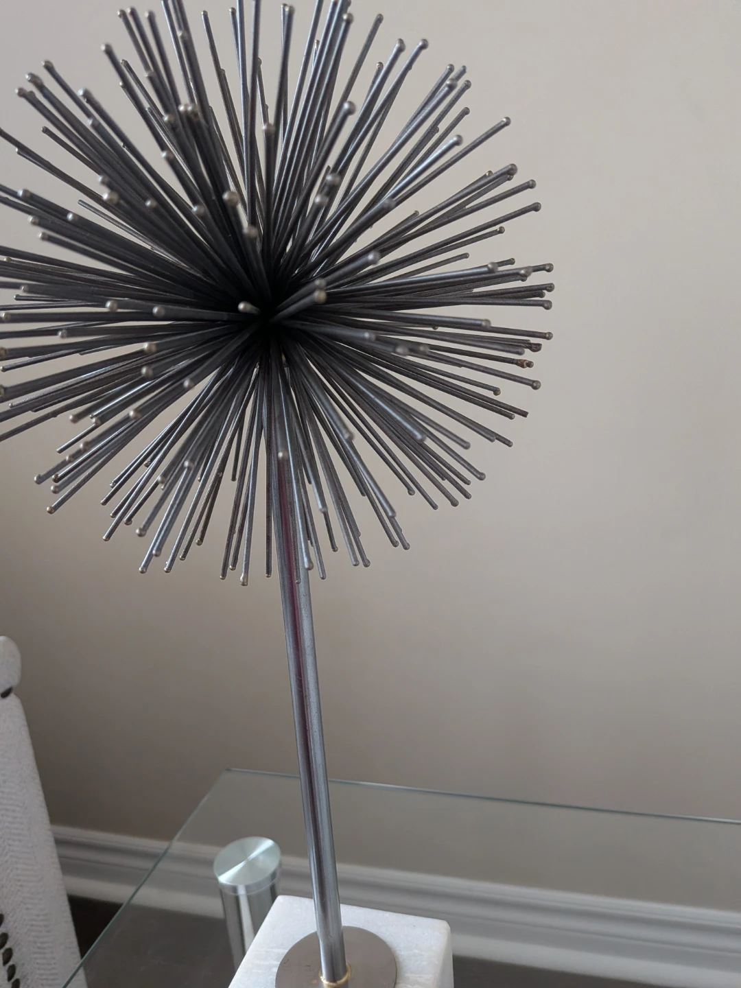HOMESENSE Metal & Marble Starburst Sculpture - photo 5