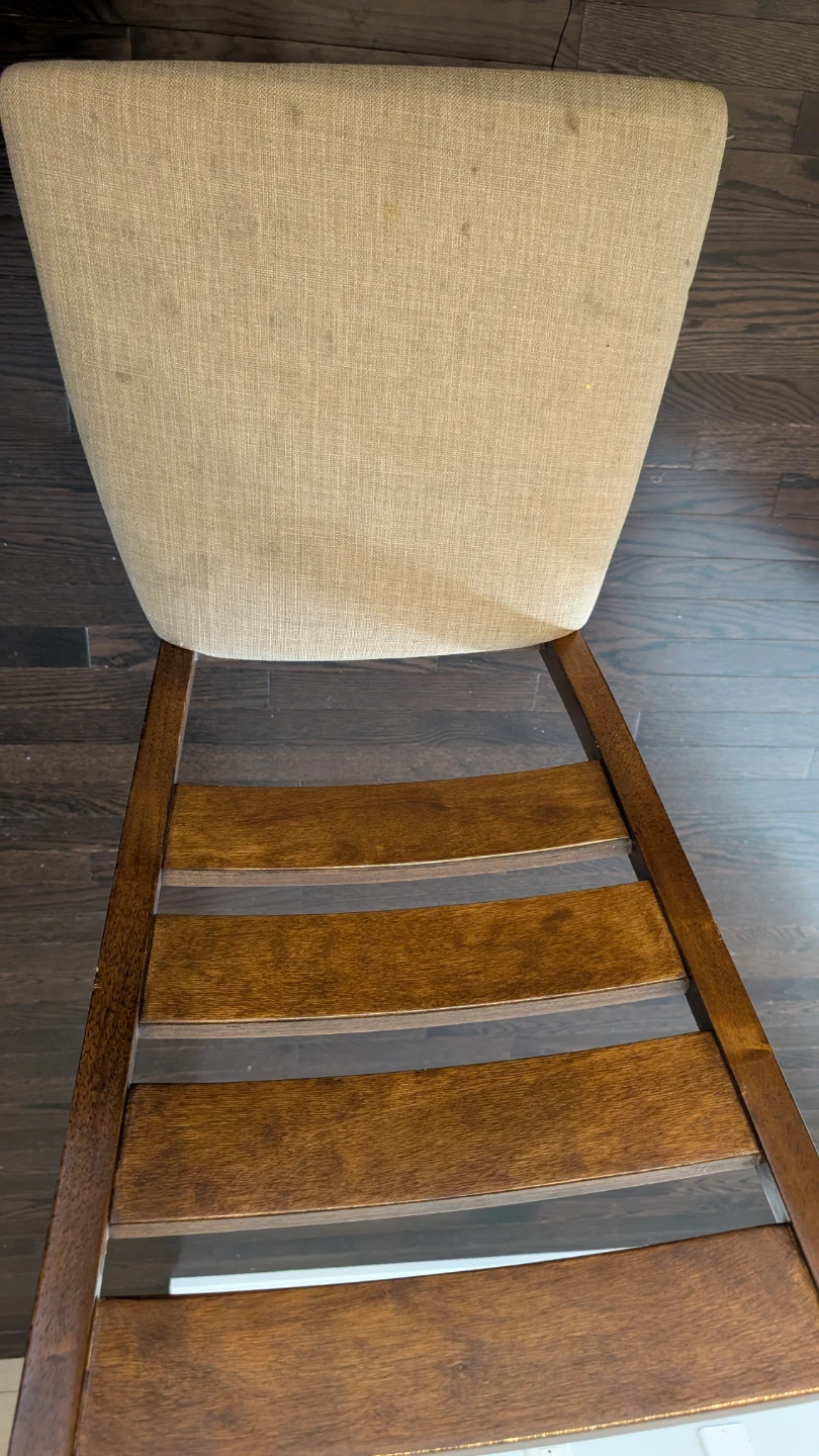 Wooden dining chair and bench set - photo 2