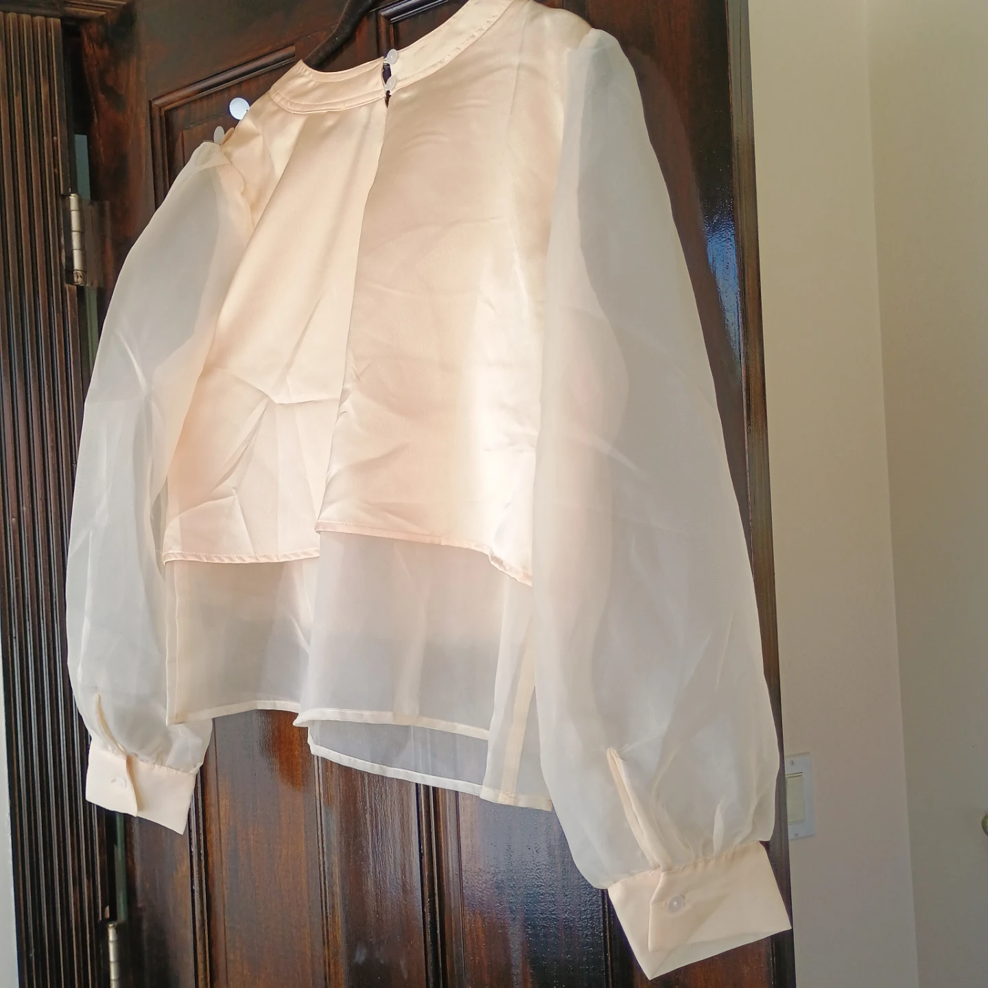 Sequin long sleeve Blouse - photo 4