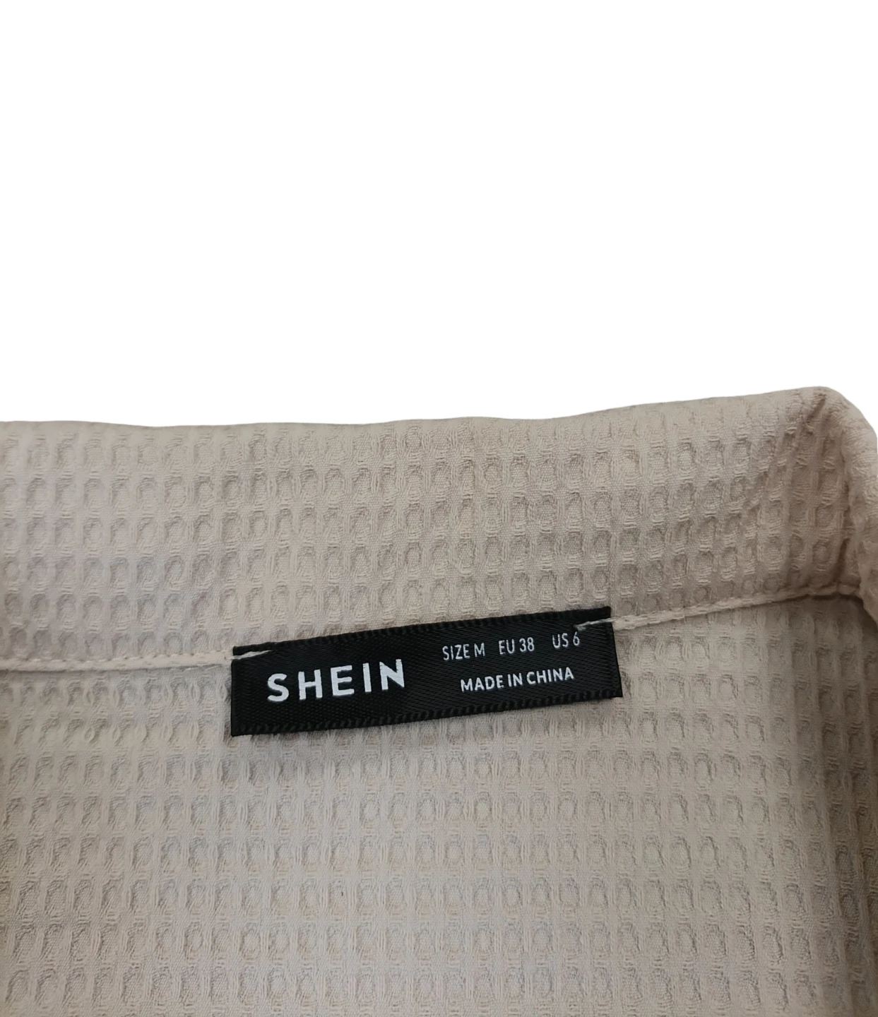 SHEIN Beige Cropped Blazer — Women’s Medium - photo 2