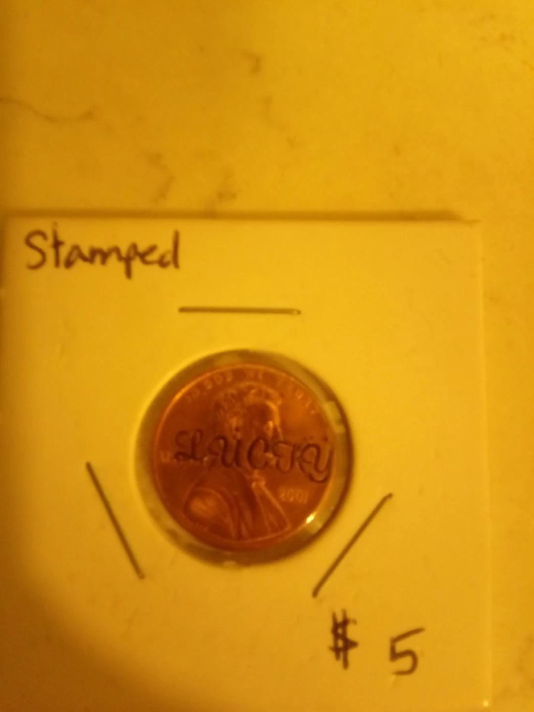 Stamped Lucky Penny