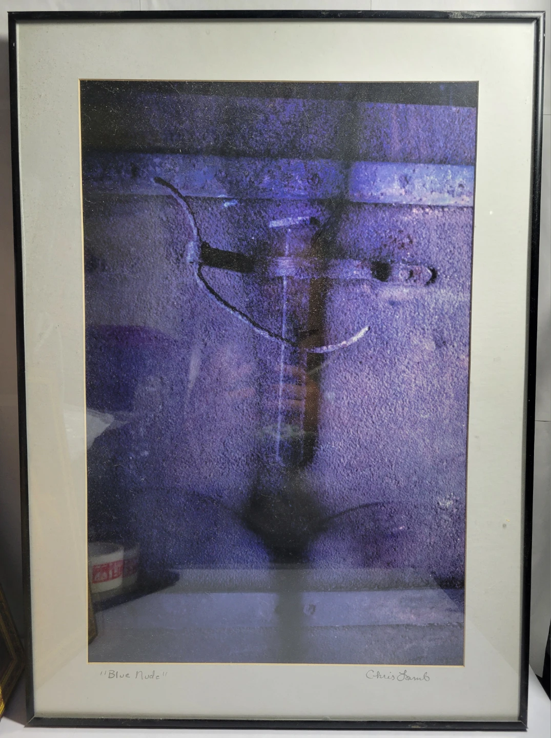 Framed Print "Blue Nude" by Chris Lamb