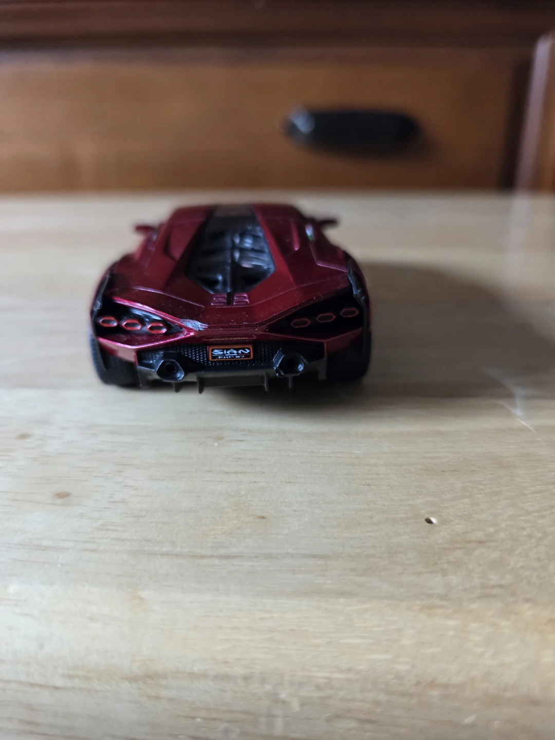 Lamborghini Sián Scale 1/40 Toy Car - Red - photo 3