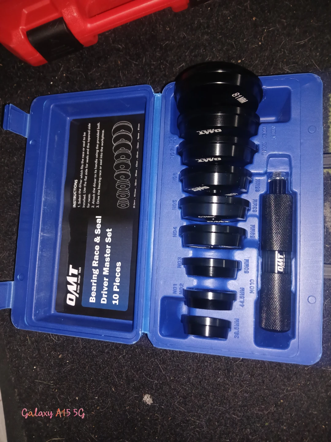Orion Motor Tech 10 Piece Bearing Race and Seal Driver Set