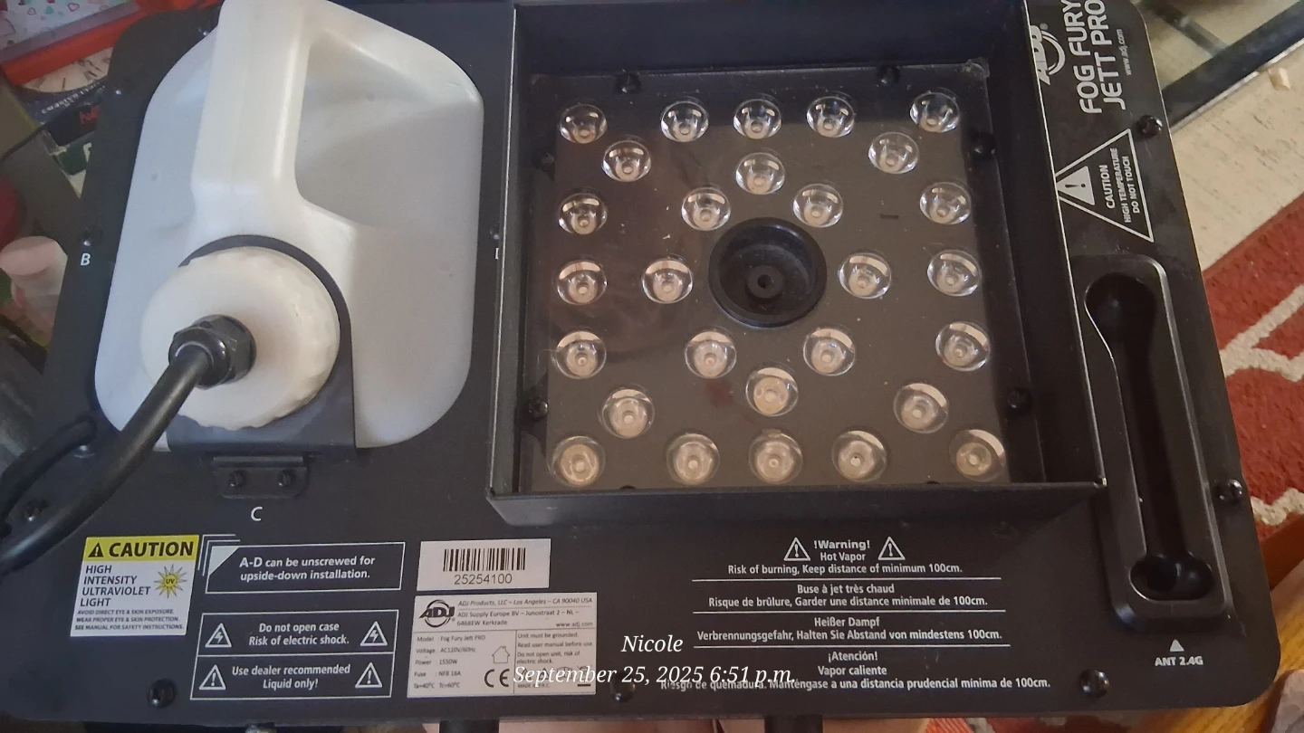 ADJ Fog Fury Jett Pro Fog Machine - photo 3