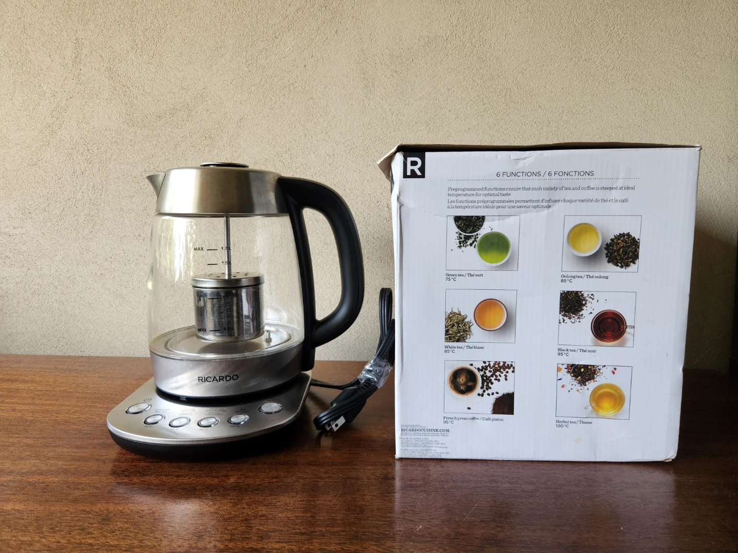 Ricardo Electric Kettle with Infuser - photo 5