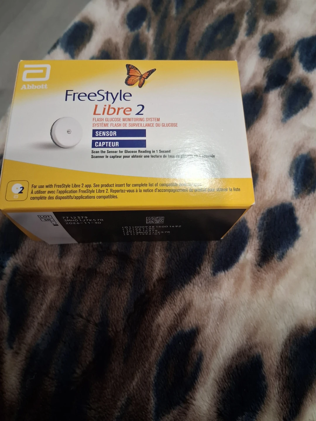 Abbott FreeStyle Libre 2 Glucose Monitoring System Sensor