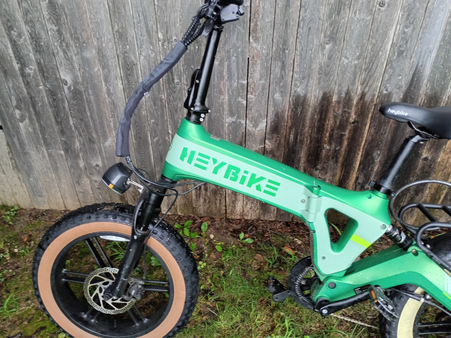 HEYBIKE Electric Folding Fat Tire Bike - Green - photo 3