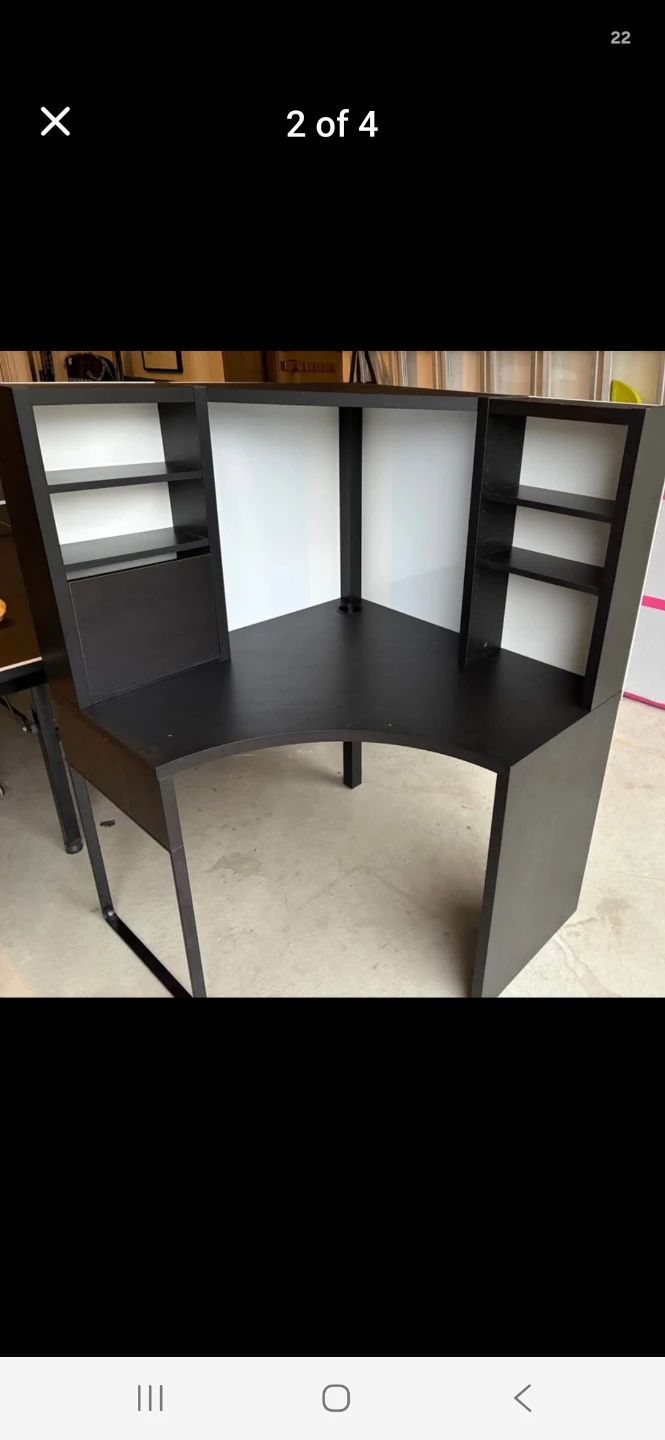 IKEA MICKE Corner Workstation with Drawer Unit - photo 3
