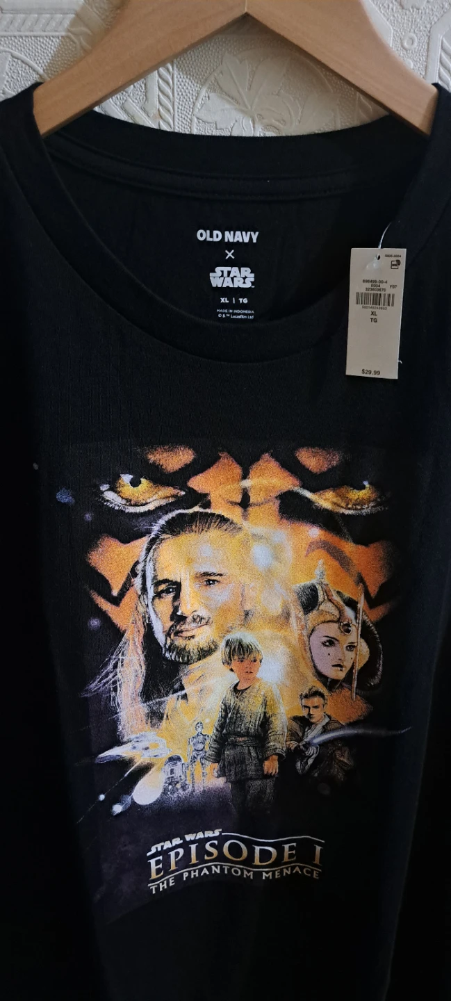 Old Navy Star Wars Episode I The Phantom Menace T-Shirt XL - photo 3