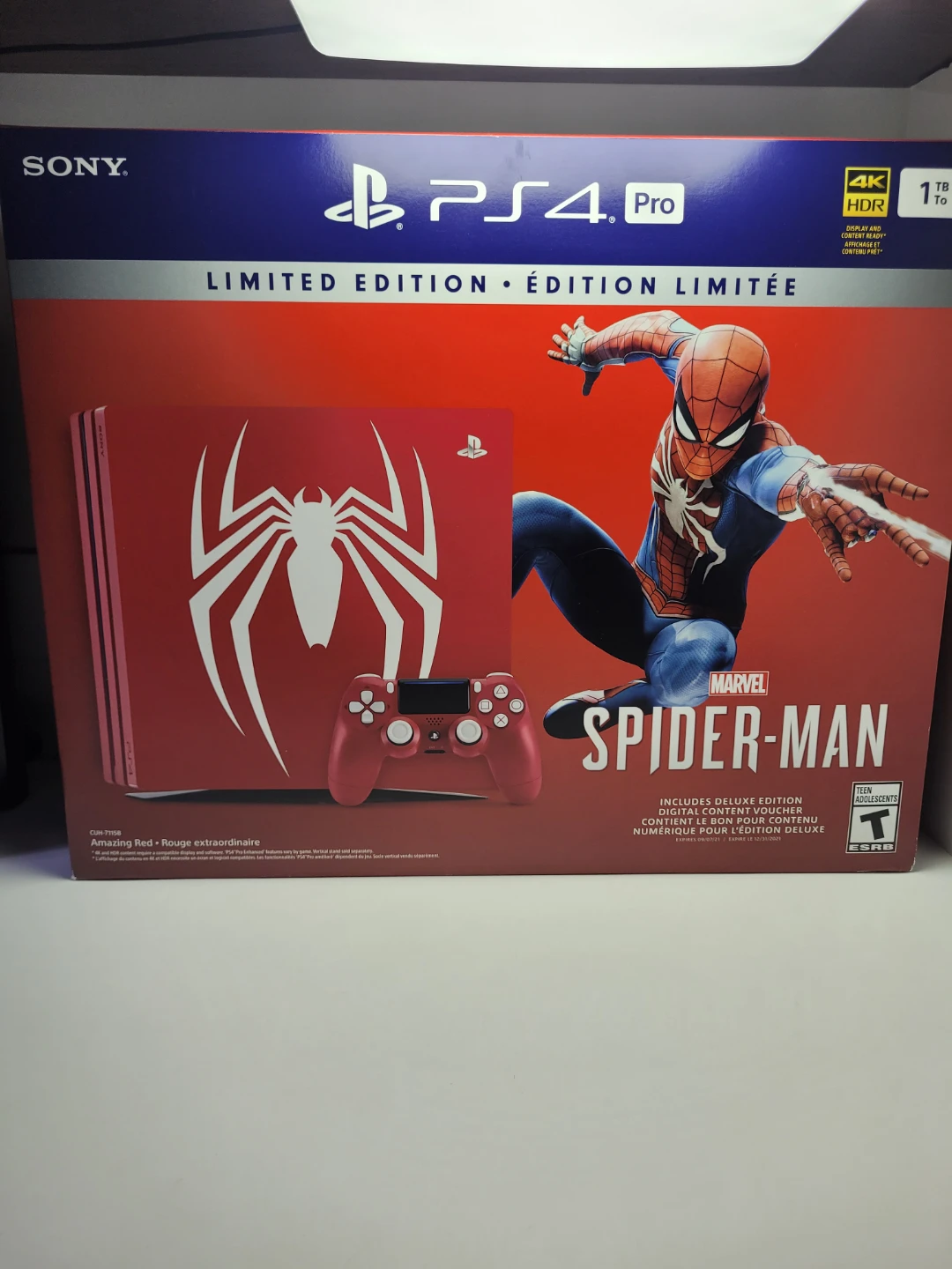 Sony PlayStation 4 Pro Limited Edition Spider-Man Bundle