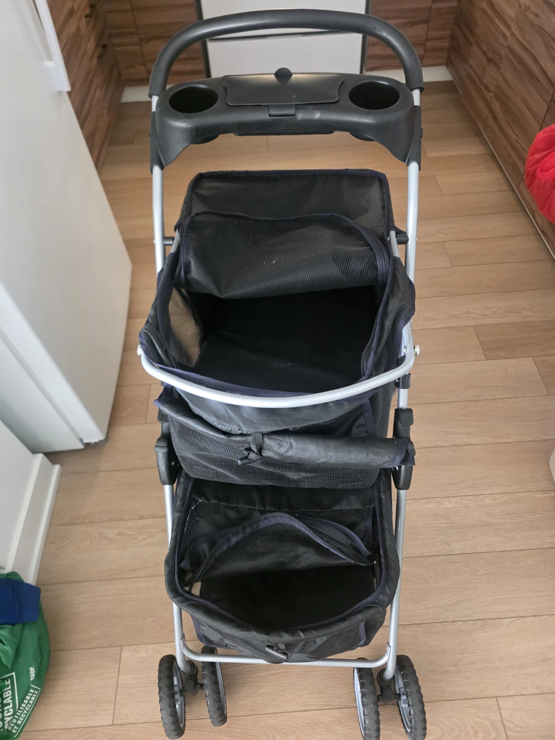 Double Decker Pet Stroller Black - photo 2